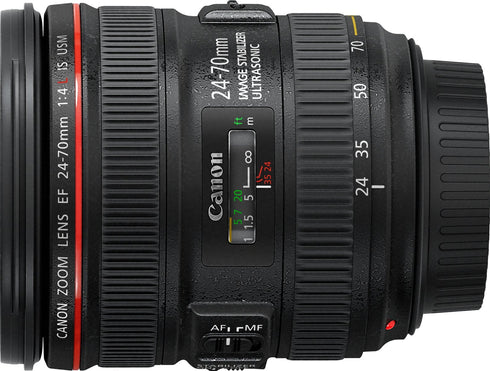 Canon EF 24-70mm F4L is USM Standardzoomobjektiv (77mm Filtergewinde) schwarz